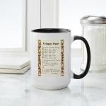 CafePress A Simple Prayer By Saint Francis Of Assisi Large M 15 oz (444 ml) Ceramic Coffee Mug