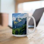 WILLBRITE Large Collectible Coffee Mug with Yosemite National Park Design, 15oz