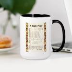 CafePress A Simple Prayer By Saint Francis Of Assisi Large M 15 oz (444 ml) Ceramic Coffee Mug
