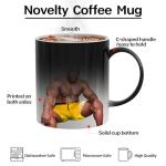 Valentines Day Gifts for Him Her: Funny Gifts for Men Women, Message Appears as it Heats Coffee Mug, White Elephant Novelty Gag Present for Christmas Valentines Day Birthday Prank, Office Joke