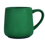 Bosmarlin Large Glossy Ceramic Coffee Mug, Tea Cup for Office and Home, 18 oz, Suitable for Dishwasher and Microwave, 1 Pack (Dark Green)