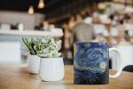 MUGBREW Classic Art The Starry Night Vincent Van Gogh Ceramic Coffee Mug Tea Cup, 11 OZ