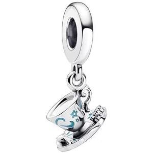 ZURWTCH Magical Cup of Tea Dangle Charm Fit Women Bracelet Necklaces Fashion Gifts 925 Sterling Silver DIY Jewelry