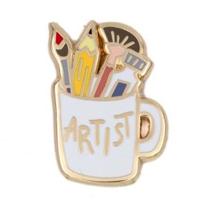 These Are Things Artist Mug Enamel Pin