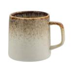 Yellowstone 4-Pc Rainwater Mug Set – Durable Stoneware Coffee Mugs with Reactive Glaze Finish, 13 oz, Microwave, Dishwasher & Oven Safe – Rustic Modern Design for Everyday Use