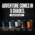 VSSL Rift Coffee Tumbler | Stainless Steel Tumbler | Double-Walled Insulated Mug with Lid | Hot & Iced Coffee Cup | Leakproof Travel Mug | Compact & Adventure Ready | 16 oz | Wild Sage