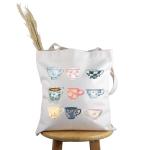 PWHAOO Tea Lover Gift Teacup Tote Bag Tea Drinker Handbag T-ea Party Gift Cup Of T-ea G-ift