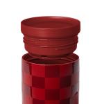 Simple Modern Travel Coffee Mug Tumbler with 360° Lid | Ceramic-Lined Insulated Stainless Steel Cold Brew Iced Coffee Cup | Gifts for Women Her Him | Voyager Signature | 16oz | Checkmate Red Cottage