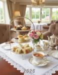 2026: Large Monthly Calendar Planner – High Tea Teacups And Desserts