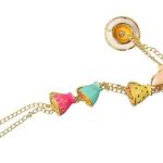 Leadigol Stackable 3D Coffee Cup Pendant Necklaces,Tea Cup Necklace,Teapot Locket Coffee Cup pendant Enamel Jewelry Long Necklace