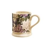 KANGDAWEI 13oz Ceramic Coffee Mug - Floral & Nature Inspired Tea Cup for Women & Home Decor & Tea Lovers (【Peony】)
