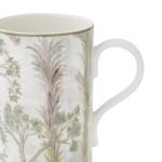 Spode Kit Kemp Tall Trees Mugs, Set of 4 – 12 fl. oz. Porcelain Cups with Artistic Tree & Chalky Shades – Nature-Inspired Drinkware for Coffee, Tea & Everyday Dining, Microwave & Dishwasher Safe