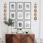 HOHIYA 2Pack Vertical Tea Cup and Saucer Display Rack 36 Inch Wall Mounted Teacup Holder for China Coffee Mugs and Collectible Cups Space-Saving Organizer Holds Up to 8 Cups and Saucers Black