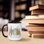 Hyturtle Book Lover Coffee Mug 11oz - There Is No Such Thing - Gifts For Book Lover On Christmas, Birthday - Librarian Mug for Women - Bookish Gift - Bookworm Cup - Gift For Her - Gifts for Readers