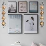 HOHIYA 2Pack Vertical Tea Cup and Saucer Display Rack 36 Inch Wall Mounted Teacup Holder for China Coffee Mugs and Collectible Cups Space-Saving Organizer Holds Up to 8 Cups and Saucers Black