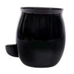 Wake and Bake Coffee Mug Novelty Glazed Ceramic Coffee Pot Shaped Cup with Ergonomic Handle Dishwasher Microwave Safe Fathers Day Halloween Christmas Gifts for Coffee Lovers (with Filters) (black)