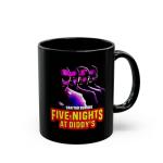 Funny Five Nights At Diddy's House Mug, Meme Mug, Novelty Graphic Mug, Gift for Gamer, Pop Culture Mug