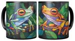 Frog-Themed Stained Glass Coffee Mug – 11oz