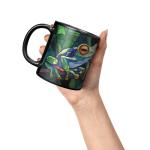 Frog-Themed Stained Glass Coffee Mug – 11oz