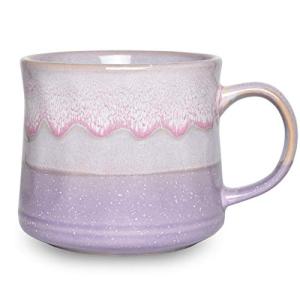 Bosmarlin 21 Oz Ceramic Coffee Mug in Purple