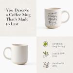 Hoomey Friendship Gift Coffee Mug – A Sweet Friendship Refreshes the Soul (Proverbs 27:9), Christian Bible Verse Mug, 14oz Ceramic Cup, Microwave Safe