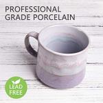 Bosmarlin 21 Oz Ceramic Coffee Mug in Purple