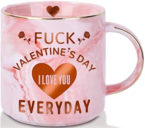COVLUROTO Valentines Day Gifts for Her: 12 OZ Funny Coffee Mug - Galentines Day Gifts for Women Girlfriend Wife from Him Husband Boyfriend - Valentines Anniversary Birthday Novelty Presents for Women
