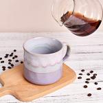 Bosmarlin 21 Oz Ceramic Coffee Mug in Purple