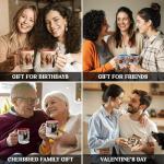 Custom Photo Mug with Text 11oz 15oz for Boyfriend Girlfriend Family Dad Mom, Personalized Photo Collage Mug with 3 Photos, Customized Coffee Mugs Gift for Valentine's Day Birthday Anniversary