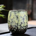 Lxuwbd Japanese style ceramic Tea set, Tea cup, Water cup，Coffee cup, Yerba mate set, Ceramic mate cup set of 5