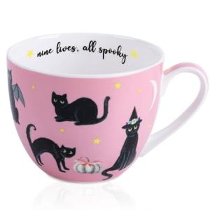 Halloween Black Cat Coffee Mug - 20 oz