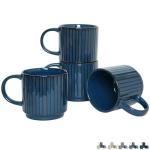 Bosmarlin Stackable Ceramic Coffee Mug Set - 4 Pieces