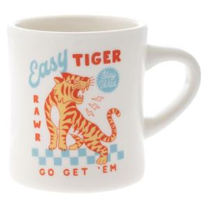 Karma 12 oz Retro Tiger Coffee Cup