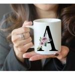 Personalized Monogrammed Coffee Mug for Her