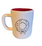 Rae Dunn Merry Christmas Red Interior Mug