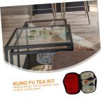 Portable Kung Fu Tea Set with Teapot and Cups