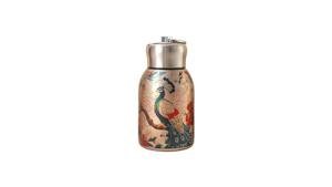 Vintage Peacock Floral Insulated Travel Mug