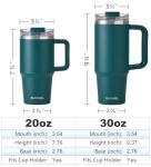 SUNWILL 30 oz Insulated Travel Coffee Mug