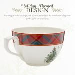 Spode Tartan Christmas Jumbo Mug - 20oz Holiday Cup