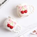 Cherry Bow Porcelain Coffee Mug for Women