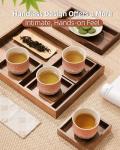 ZENS Japanese Handleless Tea Cups Set of 4