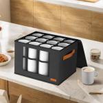 Stackable 2-Layer Coffee Mug Storage Organizer