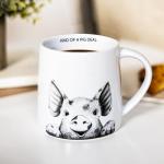 Pig Deal 17 Oz Coffee Mug - Farm Animal