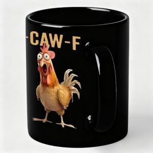Funny Chicken Pun Ceramic Coffee Mug 11oz
