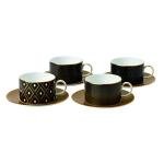 Wedgwood Gio Gold Accent Tea Cup Set