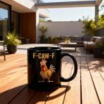 Funny Chicken Pun Ceramic Coffee Mug 11oz