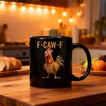 Funny Chicken Pun Ceramic Coffee Mug 11oz