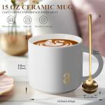 Personalized Monogrammed Ceramic Coffee Mug for Her