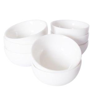 White Porcelain Gongfu Tea Cups Set of 8