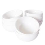 White Porcelain Gongfu Tea Cups Set of 8